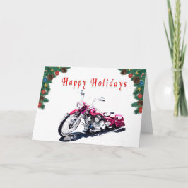 Frisierte Auto Holiday Card Karte