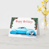 Frisierte Auto Holiday Card Karte (Gelbe Blume)