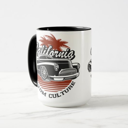 frisierte Auto Kaffee Tasse (Vorderseite Links)