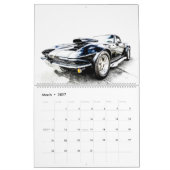 frisierte Auto-Kalender 2024 Kalender (Mär 2027)