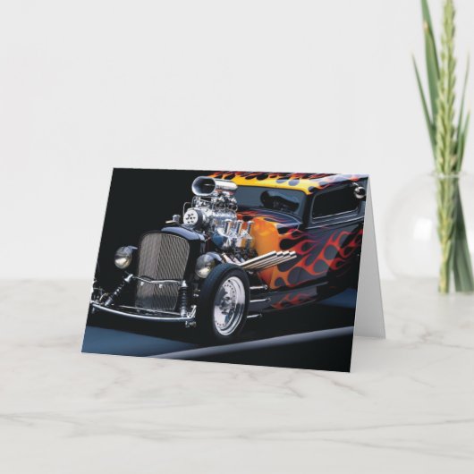 Frisierte Auto Karte (Vorderseite)