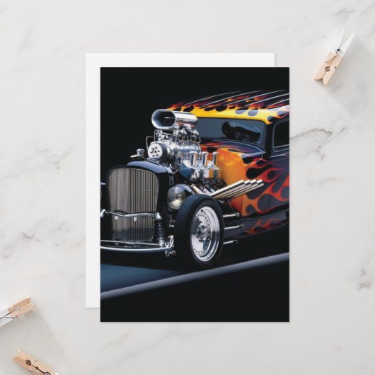 Frisierte Auto Karte (Vorderseite/Rückseite Beispiel)