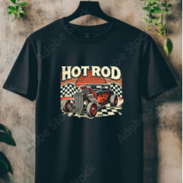 Frisierte Auto Legend. T-Shirt