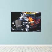 Frisierte Auto Leinwanddruck (Insitu (Holzboden))