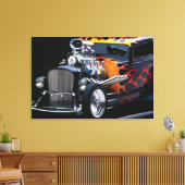 Frisierte Auto Leinwanddruck (Insitu (Wohnzimmer))