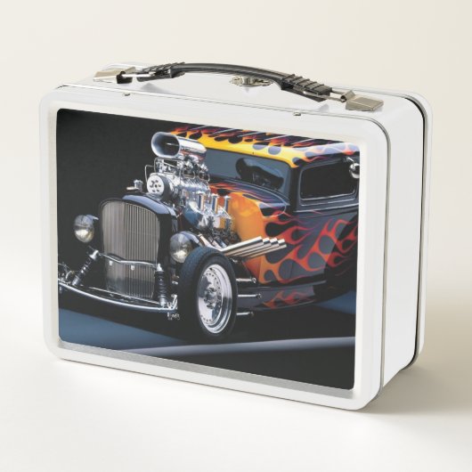 Frisierte Auto Metall Brotdose (Rückseite)