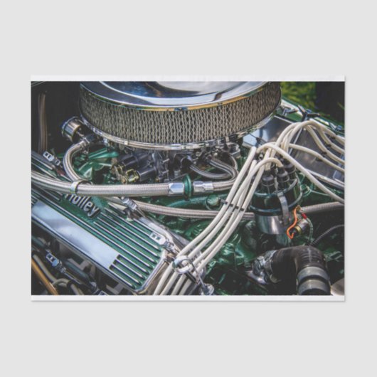 Frisierte Auto-Motor-Papierpapier Seidenpapier (Vorderseite)