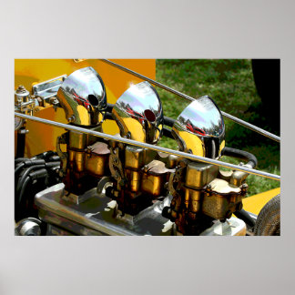 FRISIERTE AUTO MOTOR - POSTER