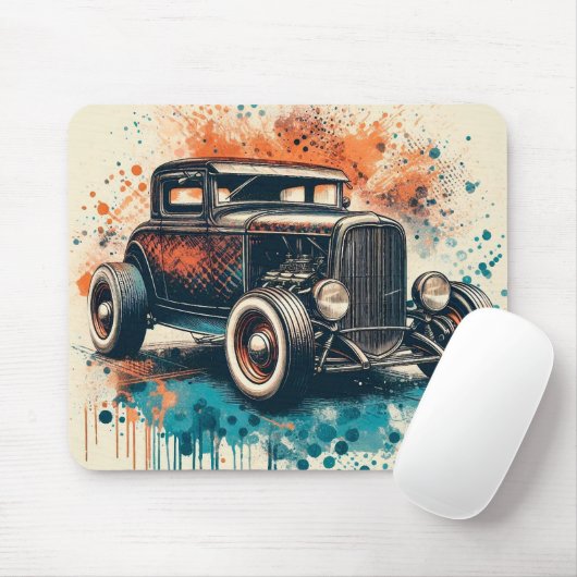 Frisierte Auto Mousepad (Mit Mouse)