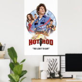 Frisierte Auto Movie Andy Samberg Poster (Heimbüro)