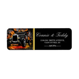 Frisierte Auto-Party-Feuer Hochzeitsfest