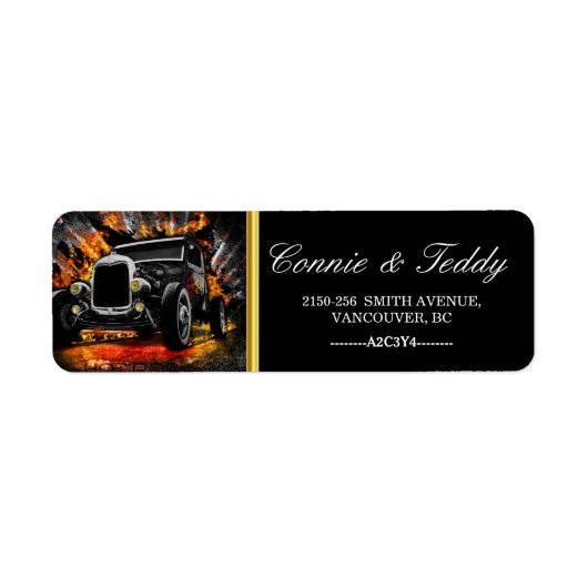 Frisierte Auto-Party-Feuer Hochzeitsfest (Vorne)