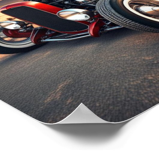 frisierte Auto-Poster Poster (Ecke)