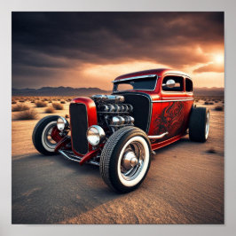 frisierte Auto-Poster Poster