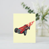 Frisierte Auto Postkarte (Stehend Vorderseite)