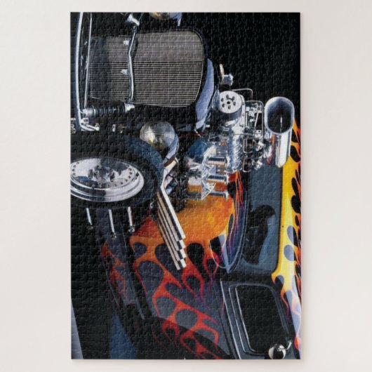 Frisierte Auto Puzzle (Vertikal)