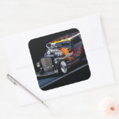 Frisierte Auto Quadratischer Aufkleber (Umschlag)