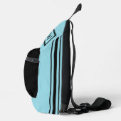 Frisierte Auto Race Car, Checked Banner - Personal Crossbody Bag (Rechts)