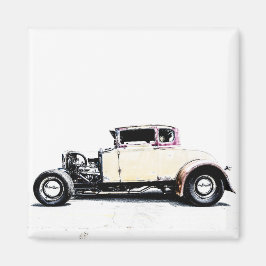 Frisierte Auto Roadster Magnet