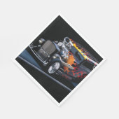 Frisierte Auto Serviette (Ecke)