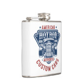 Frisierte Auto Stahlkolben Flachmann (Rechts)