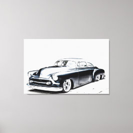 Frisierte Auto Stretched Canvas Print Leinwanddruck