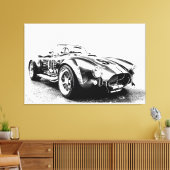 Frisierte Auto Stretched Canvas Print Leinwanddruck (Insitu (Wohnzimmer))