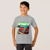 Frisierte Auto T-Shirt (Vorne ganz)