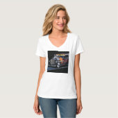 Frisierte Auto T-Shirt (Vorderseite Vollansicht)