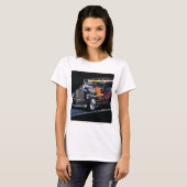 Frisierte Auto T-Shirt (Vorne ganz)