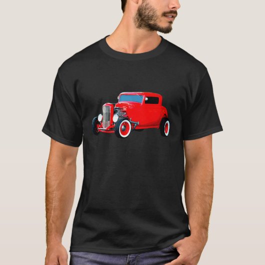 Frisierte Auto T-Shirt (Vorderseite)