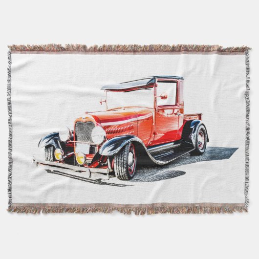 Frisierte Auto Throw Blanket Decke (Vorderseite)