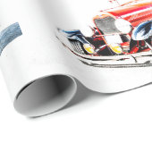 Frisierte Auto Truck Wrapper Geschenkpapier (Rolleneckpunkt)