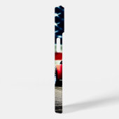 Frisierte Auto und amerikanische Flagge Case-Mate iPhone Hülle (Rückseite / Rechts)