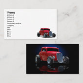 Frisierte Auto Visitenkarte (Vorne/Hinten)