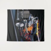 Frisierte Auto Wandteppich (Vorderseite (Horizontal))