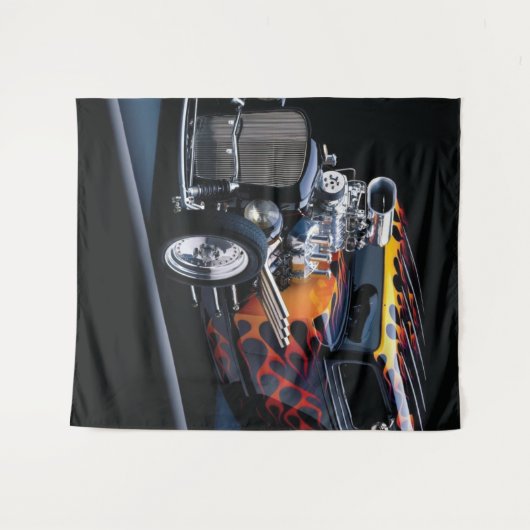 Frisierte Auto Wandteppich (Vorderseite (Horizontal))