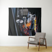 Frisierte Auto Wandteppich (Beispiel (Horizontal))