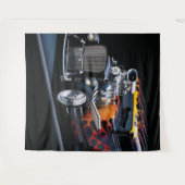Frisierte Auto Wandteppich (Vorderseite (Horizontal))