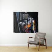 Frisierte Auto Wandteppich (Beispiel (Horizontal))