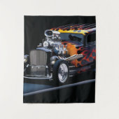 Frisierte Auto Wandteppich (Vorderseite)