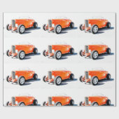 frisierte Auto Wrapping Paper Geschenkpapier (Flach)