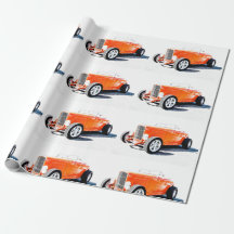 frisierte Auto Wrapping Paper