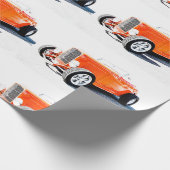 frisierte Auto Wrapping Paper Geschenkpapier (Ecke)