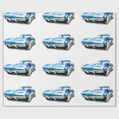 frisierte Auto Wrapping Paper Geschenkpapier (Flach)