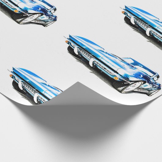 frisierte Auto Wrapping Paper Geschenkpapier (Ecke)