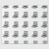 frisierte Auto Wrapping Paper Geschenkpapier (Flach)