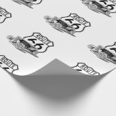 frisierte Auto Wrapping Paper Geschenkpapier (Ecke)