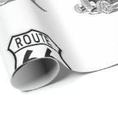 frisierte Auto Wrapping Paper Geschenkpapier (Rolleneckpunkt)