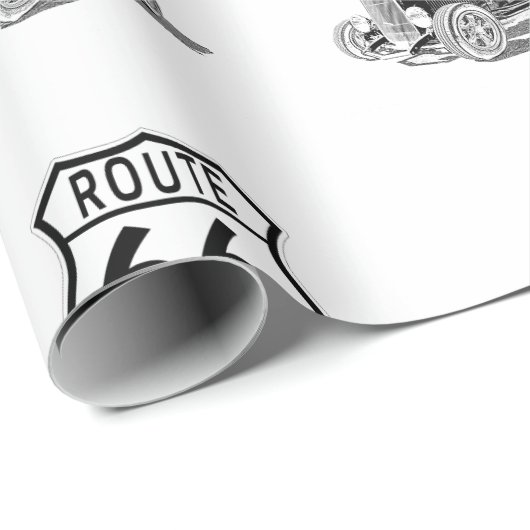 frisierte Auto Wrapping Paper Geschenkpapier (Rolleneckpunkt)